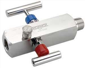 Noshok's 2-Valve Block & Bleed Needle Valve