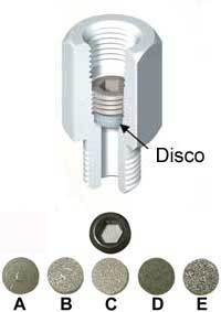 NOSHOK Sintered Snubbers Disc Options