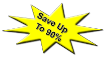 Save up to 90% off!