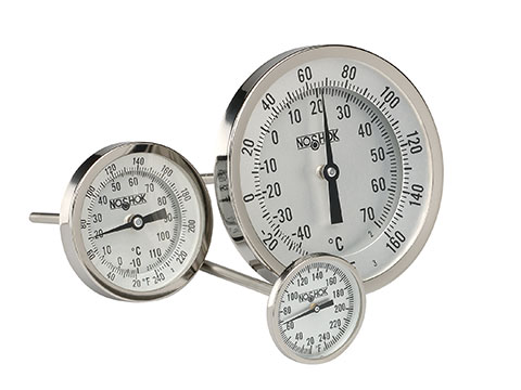 100 Series Industrial Type Bimetal Thermometers