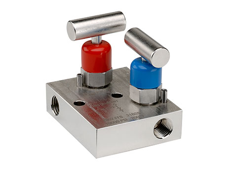 2602/2702 Series 2-Valve Mini Block & Bleed Manifold Valves Hard Seat & Soft Tip (0.141