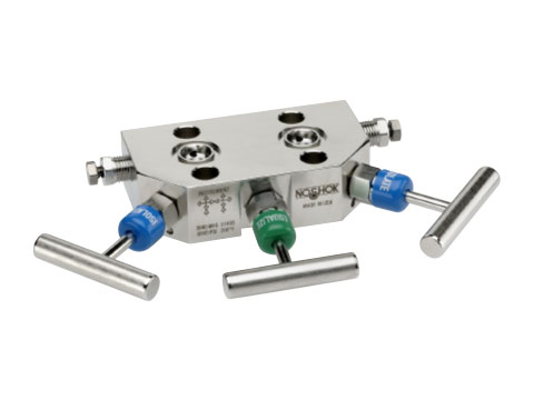 3040 Series 3-Valve Differential Pressure Manifold Valves, Compact Style Hard Seat